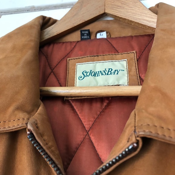 Men’s Leather two robe bomber jacket Front pockets and zip - Picture 3 of 5